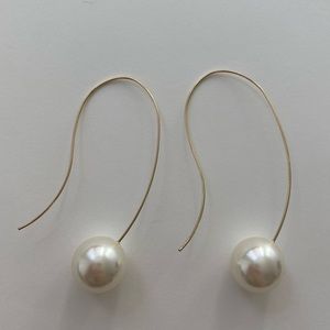 KENNETH JAY LANE Faux Pearl Drop Earrings